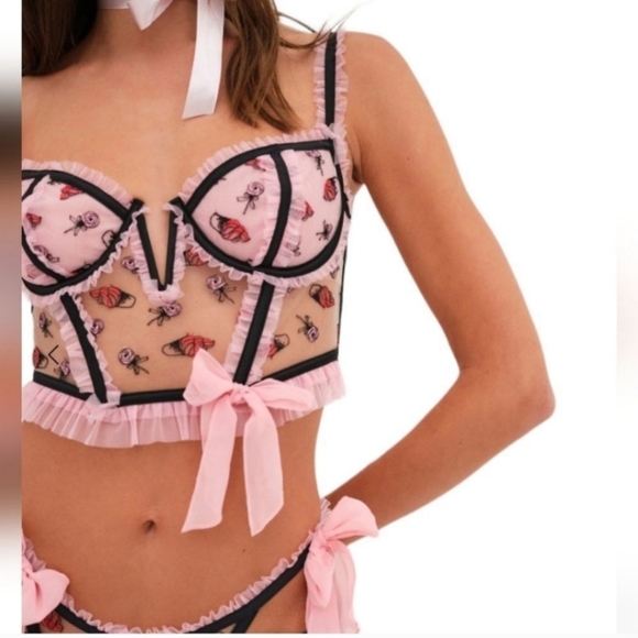 For Love & Lemons Rosie Bow Bustier - Picture 14 of 14